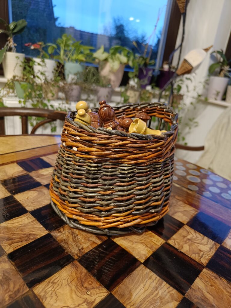 Tall little storage basket