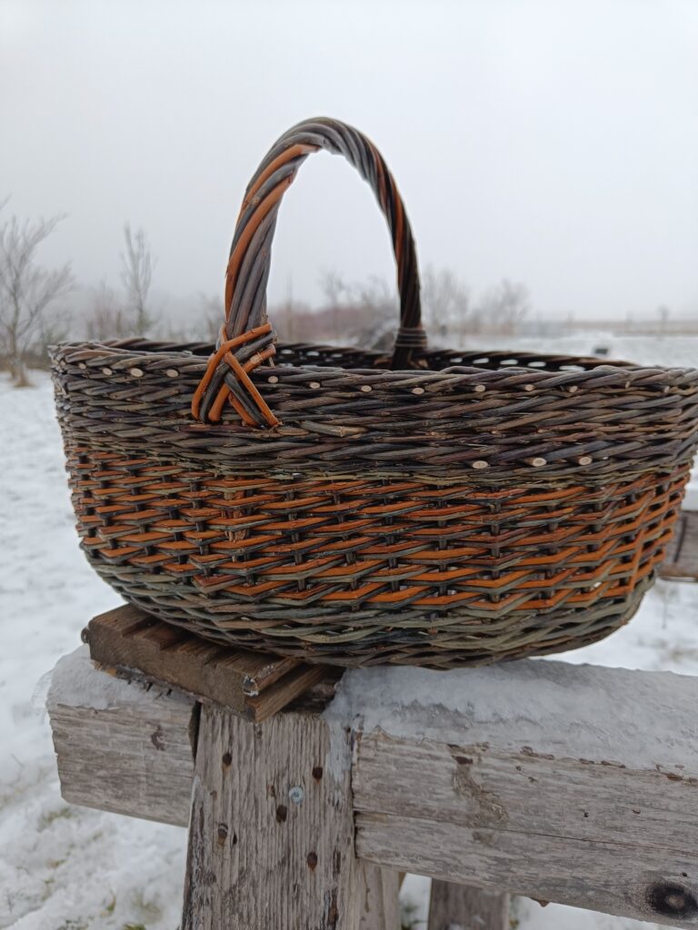Striped Catalan basket