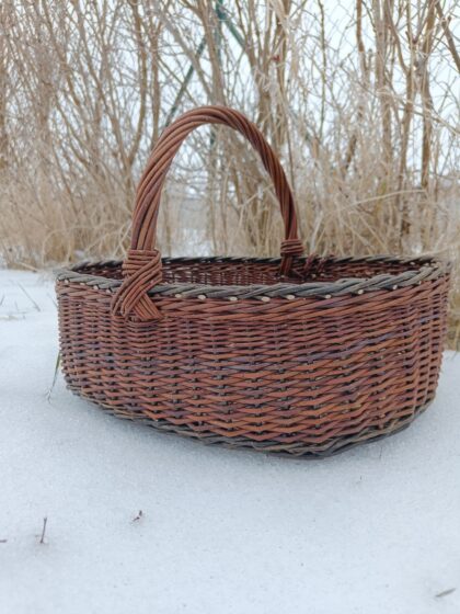 Catalan basket with raised sides