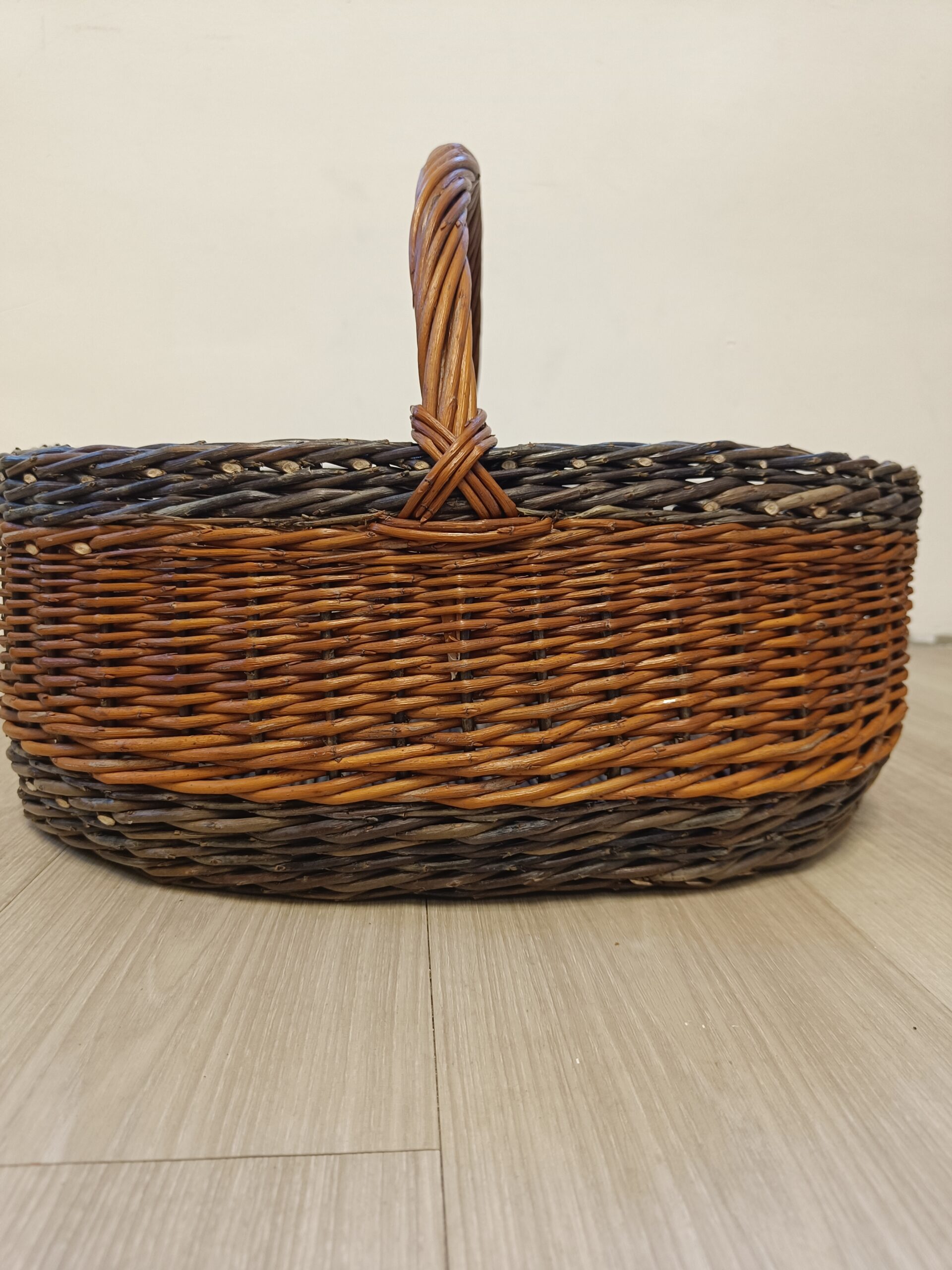 Spacious Brown & Black Basket - Image 2