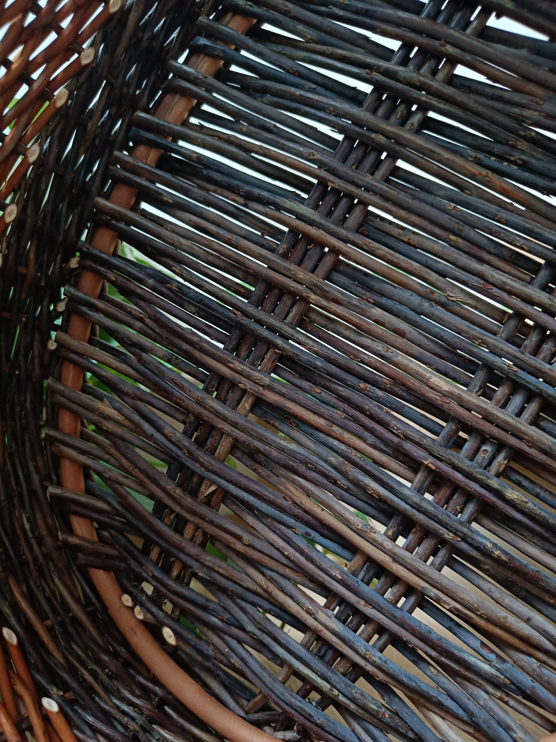 Spacious Brown & Black Basket - Image 11